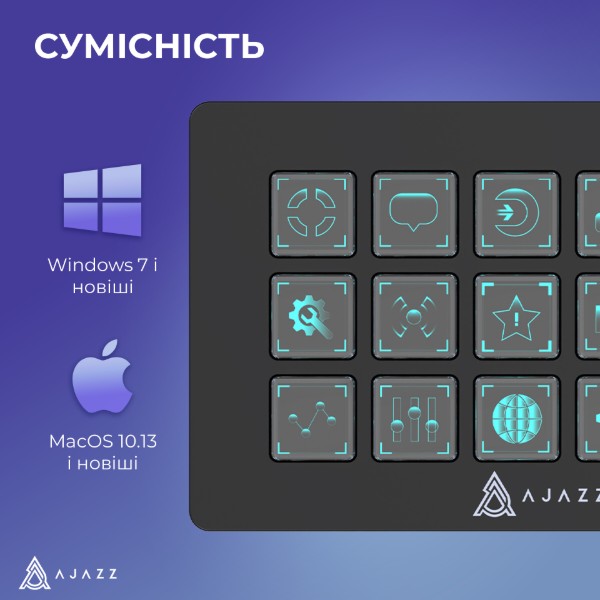 Фото - Пульт управления трансляцией Ajazz AKP153E USB Black (AKP153E-B)